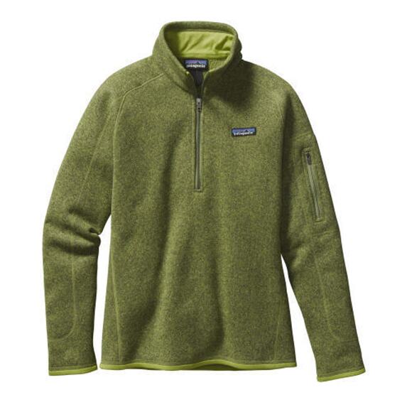 Patagonia Sweaters - Patagonia Better Sweater Quarter 1/4 Zip Marled Green Women’s Medium Style 25617
